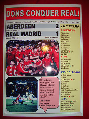 Aberdeen European Cup Winners' Cup Poster main image 0