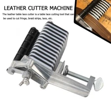 Leather Table Top Lace Cutter tool for Fringe Braiding Strip Strap Belts Ribbon