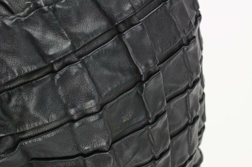  Miu Miu Hobo Bag schwarz Leder gesteppt Rüschen 44miu722 - Bild 12 von 12