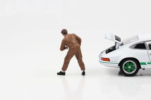1:24 Mécanicien le Mans Classique 50er Figure VI Burette Braun American Diorama - Picture 3 of 3