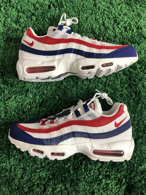 Cj9926 104 Nike Air Max 95 Retro USA Americana White Red Royal Blue 11.5 Mens Cj9926 104 Nike Air Max 95 Retro USA Americana White Red Royal Blue 11.5 Mens