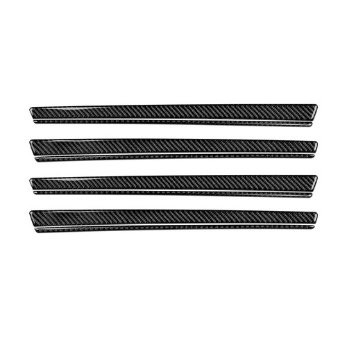 Car Front Rear Doors Decor Trim Decals Accessories Carbon Fiber Interior Sticker - Picture 7 of 17