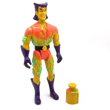 RARE Vintage 1991 Captain Planet Captain Pollution Action Figure Slime Plug Lot