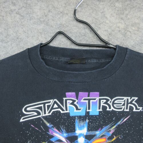 Camisa De Colección Star Trek Para Hombre XL Negra The Undiscovered Country VI Cambios EE. UU. 90s - Imagen 2 de 17