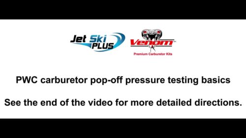 Kit de reconstrucción de carburador Polaris Mikuni - aguja/asiento - junta base de carburador SL 750 1993 - Vídeo 1 de 1