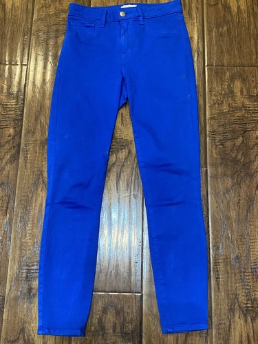 L'agence “Margot” Woman's Skinny Jeans Size 25 High Rise Royal Blue