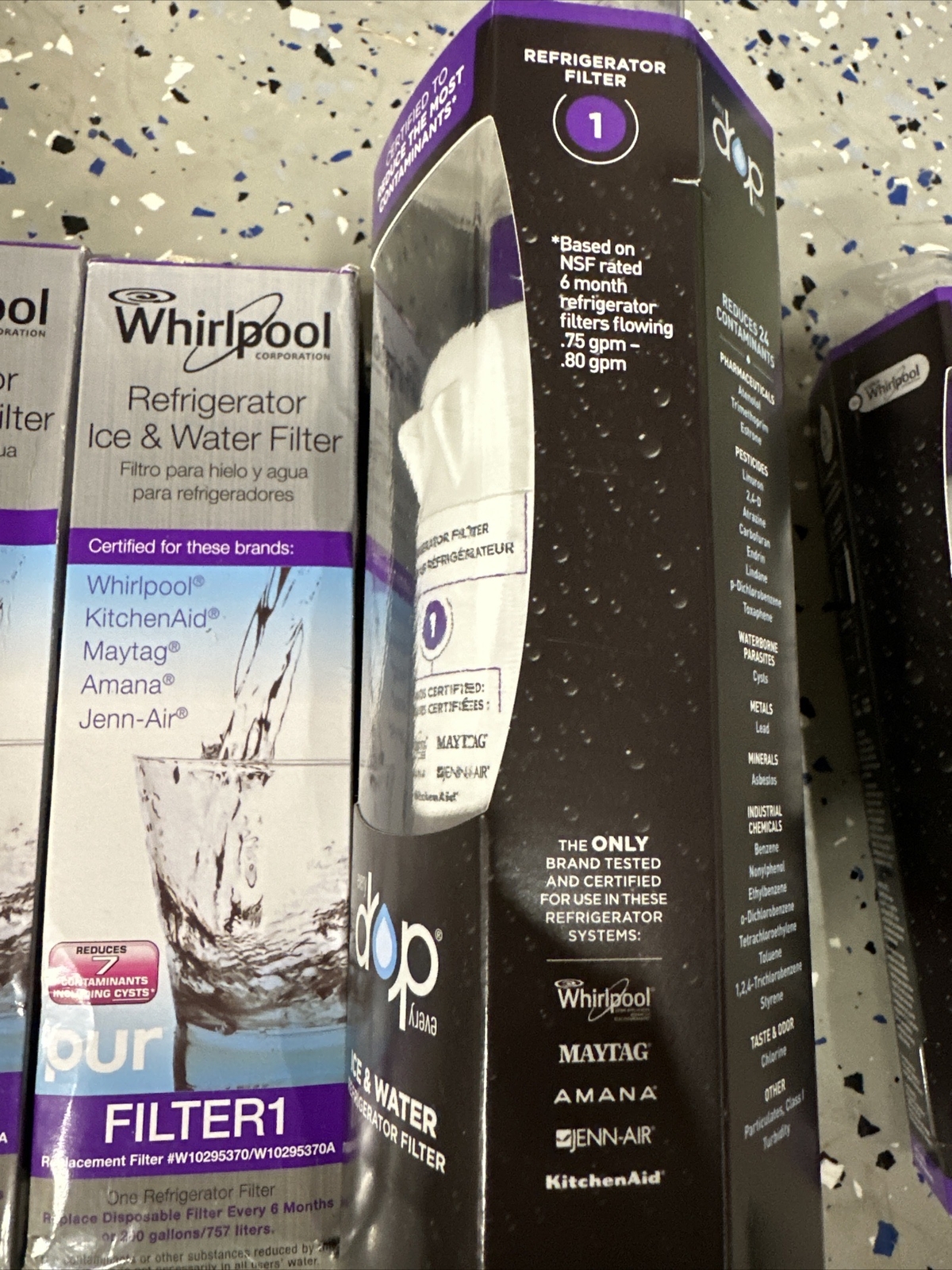 Everydrop And Whirlpool Brand Ice And Water Filters Filter 1 eBay