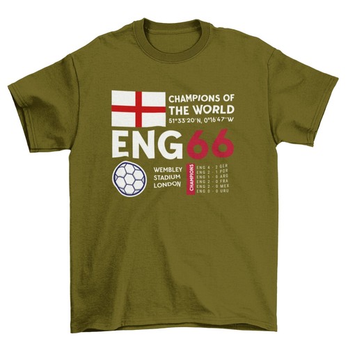 Camiseta de fútbol retro Inglaterra 1966 campeones de la Copa Mundial de fútbol - Imagen 2 de 10