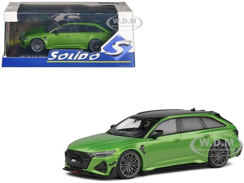 2022 AUDI ABT RS 6-R JAVE GREEN 1/43 DIECAST MODEL CAR BY SOLIDO S4310705