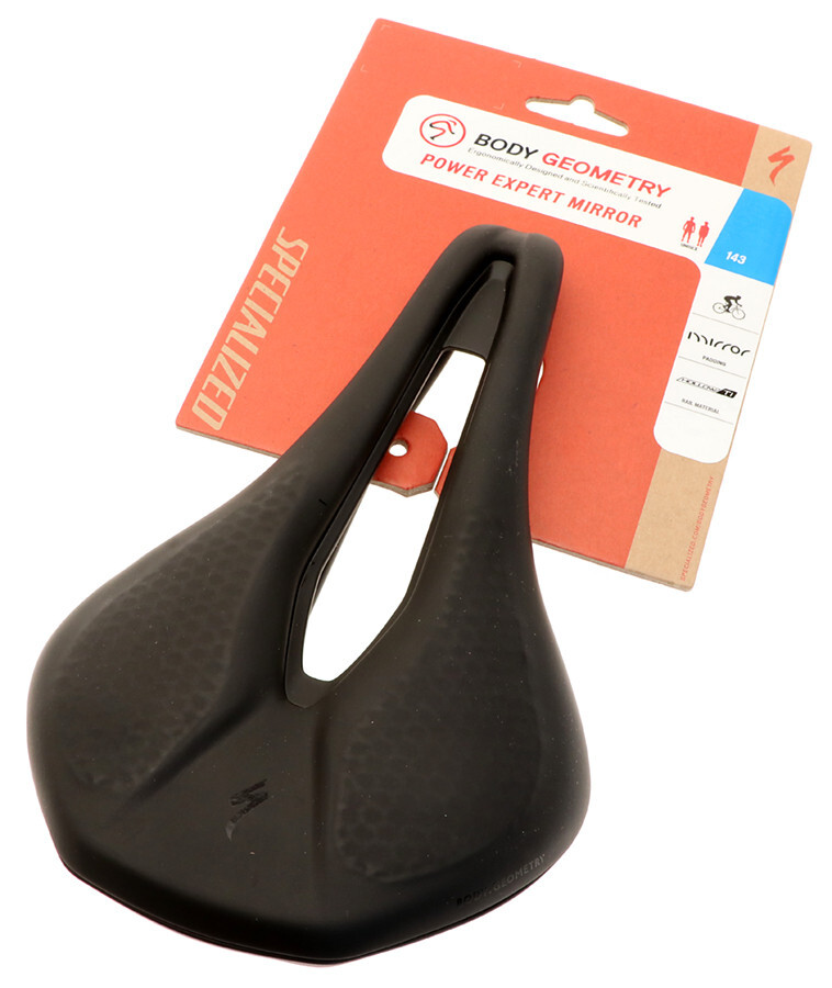 Specialized Power Expert w/ Mirror 143mm Saddle Black Hollow Specialized Power Expert w/ Mirror 143mm Saddle Black Hollow