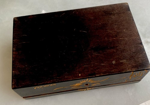Vintage 1940's Hand-Carved Wooden Box Krakow Poland Building Signed Folkart - Picture 7 of 7