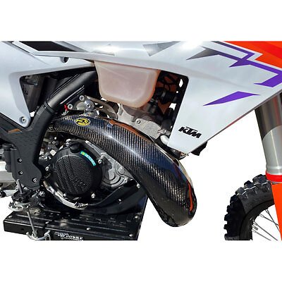P3 Carbon MAXCoverage Pipe Guard Stock Fits KTM HUSQVARNA GAS GAS 250 300 101081 - Bild 5 von 8