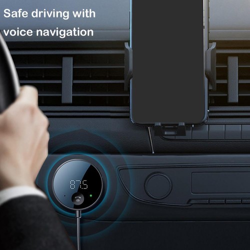 USB Bluetooth 5.0 Wireless Car FM Transmitter Aux Stereo Receive E1T8 r O5 D3P7 - Photo 6/10