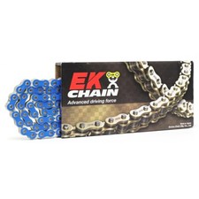 EK Chain for Kawasaki KM100 1978-1981 H/Duty MX Blue >428