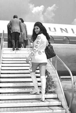 Vintage Flight Attendant Stewardess Photo 1685 Oddleys Strange & Bizarre