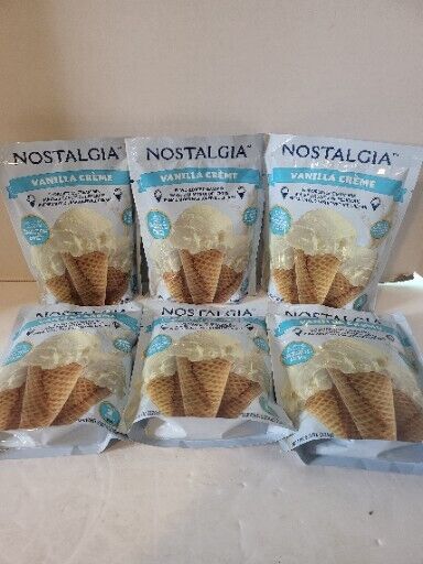 Nostalgia Premium Vanilla Crème Ice Cream Mix, 8 oz