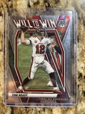 Tom Brady 2021 Panini Mosaic Football Will To Win #WW-1 Bucaneers NFL