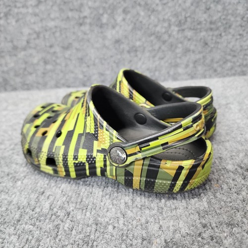 Crocs Toddler Kids Classic Clog - Green Multi Digi Camo camoflauge US C13 - Picture 7 of 11