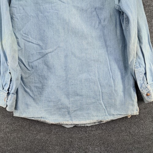 Banana Republic Damen Jeanshemd Blau Medium Knopfleiste Langarm Vintage - Bild 8 von 16