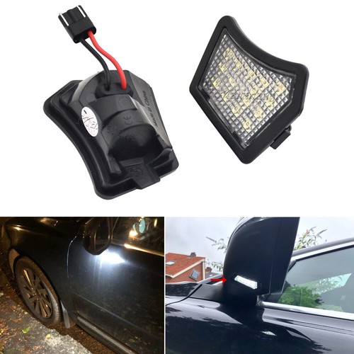 LED Under Side Mirror Light Puddle Lamp For Jaguar XJ XF XE Volvo C30 C70 XC90 - Picture 23 of 25