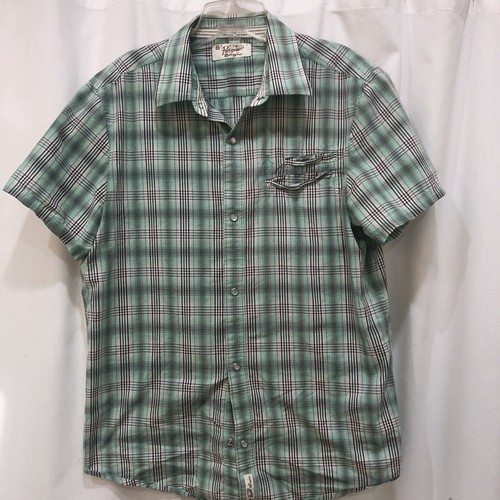 ORIGINAL PENGUIN S/S BUTTON DOWN SHIRT,L,PREOWNED