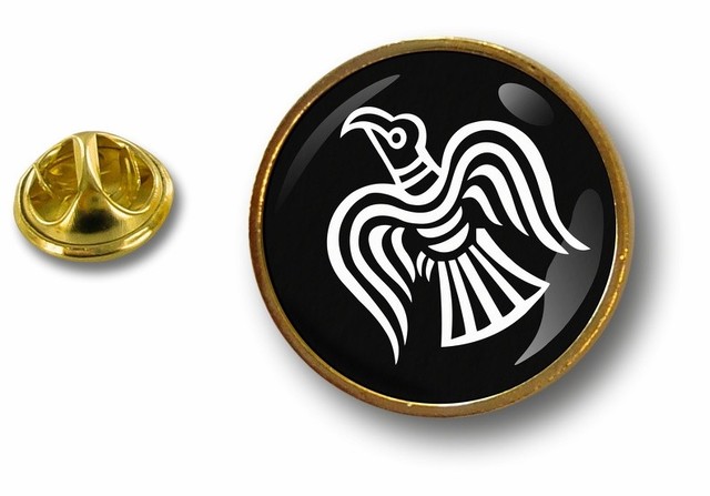 Pins Pin Badge Pin's Metal Button Raven Flag Viking Vinland Odin Pins Pin Badge Pin's Metal Button Raven Flag Viking Vinland Odin