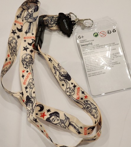 Loungefly Disney Hocus Pocus Sanderson Sisters Lanyard ID Holder NEW - Picture 6 of 10