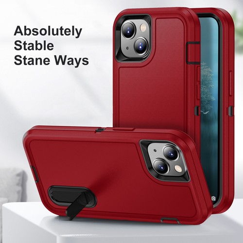 For iPhone 16e 15 Pro Max 14 13 12 11 Defender Case Heavy Duty Shockproof Cover - Picture 65 of 104