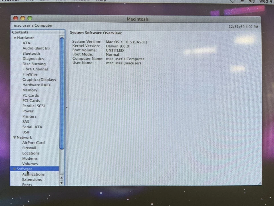 Apple eMac G4 A1002 PowerMac 6,4 1.25GHz PowerPC CPU 2GB RAM 250GB HDD OSX 10.5 - Image 4 of 4