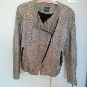 guess leather blazer