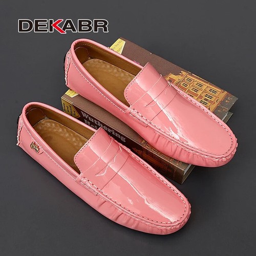 Men's Casual Shoes High Quality Pu Leather Loafers Breathable Driving Flat Shoes - Bild 6 von 30