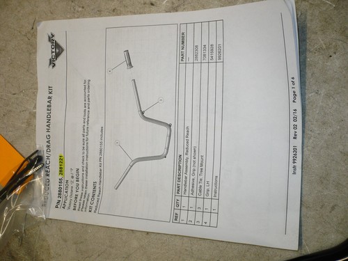 VICTORY 2017 17 POLARIS OCTANE MODELS FRONT HANDLEBAR 7/8 GRIP OEM 2881221 - Picture 16 of 19