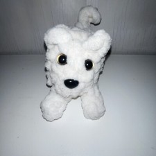 Puppy Dog Plush Handmade Crochet Plushie Amigurumi Desk Stuffed Animal Toy