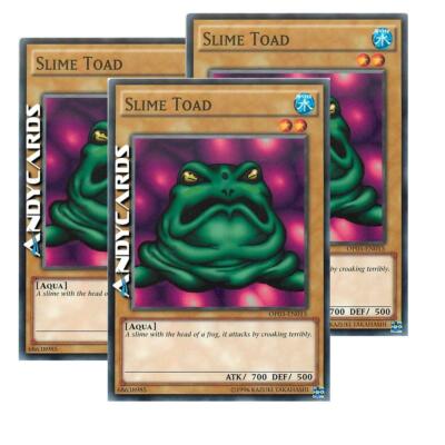 3x SLIME TOAD   (Schlammkröte)   Common   OP03 EN015   YUGIOH!   ANDYCARDS