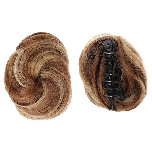 Claw Clip Hair Accessories Piece Updo Hair Piece Space Buns Messy Bun - 第 10/21 張圖片