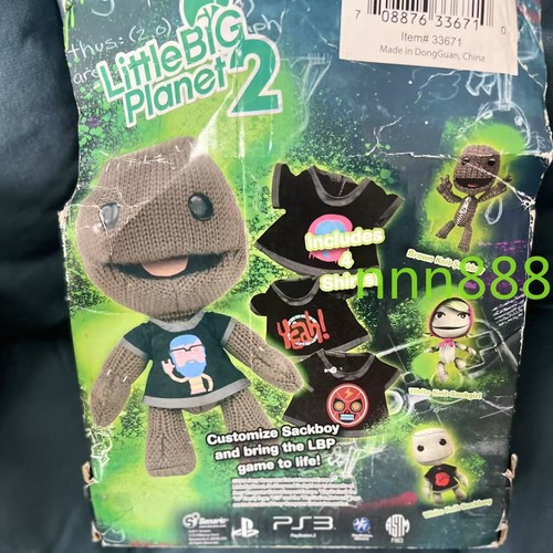Little Big Planet 2 Sackboy 2010 incluye 4 camisetas sin estampado conjunto de muñecas de peluche - Imagen 3 de 15