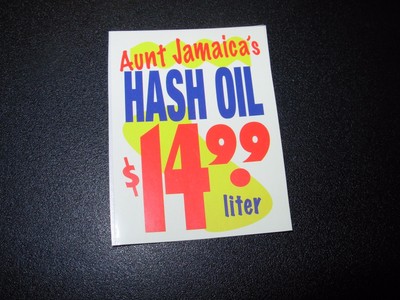RON ENGLISH POPAGANDA Aunt Jamaica Hash 2.5/" Sticker decal frm poster art print
