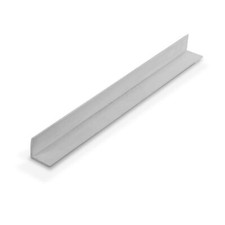 Plastics White 5/8" X 5/8" X 1/16" .0625" Thick Styrene Plastic Extruded 90 D...
