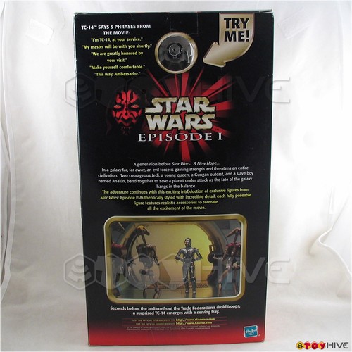 Star Wars The Phantom Menace TPM TC-14 12" inch scale electronic sound phrases - Picture 2 of 2