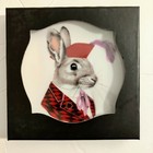 Berkley Bestiary Jack Rabbit Porcelain Square Tray by Galison (2017, Print, Oth.