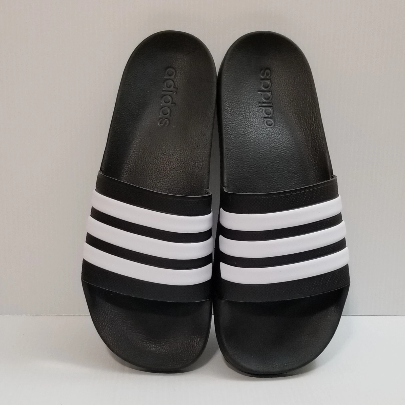 Adidas Sandali Uomo 11 Adilette Ciabatte Doccia Nero Logo GZ5922 Made in Italy