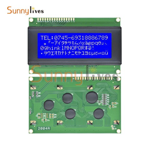 LCD 20x4 LCD1602/2004A I2C YELLOW/BLUE Display Module LED Backlight 5V Board New - Bild 6 von 22