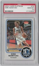 Dirk Nowitzki 2002 Fleer Platinum Card #79 PSA 10 GEM MINT - Pop 1 of 3 🔥🔥🔥