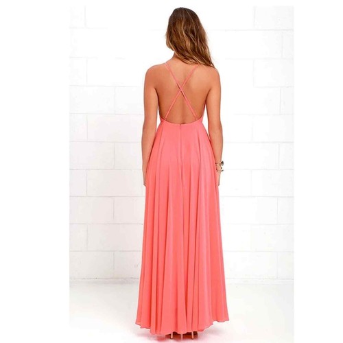 Lulu’s Mythical Kind of Love Maxikleid korallenrosa Größe Small - Bild 5 von 14