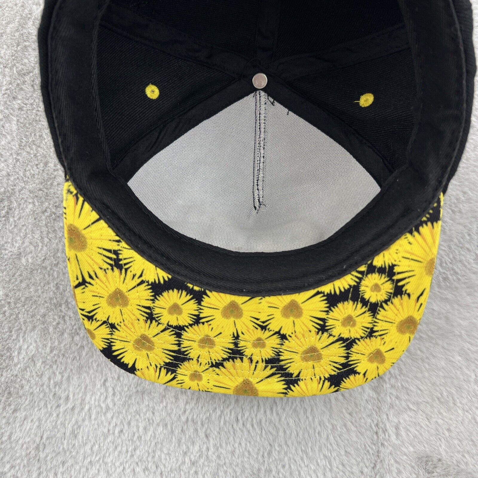 EDC Cap Hat Black Electric Daisy Carnival Flowers… - image 9