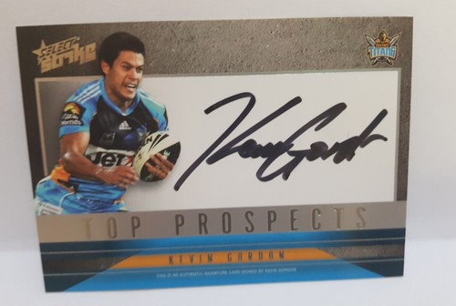 Kevin Gordon Titans 109/300 2011 NRL SELECT STRIKE Top Prospects Signature (#66) - Picture 7 of 24
