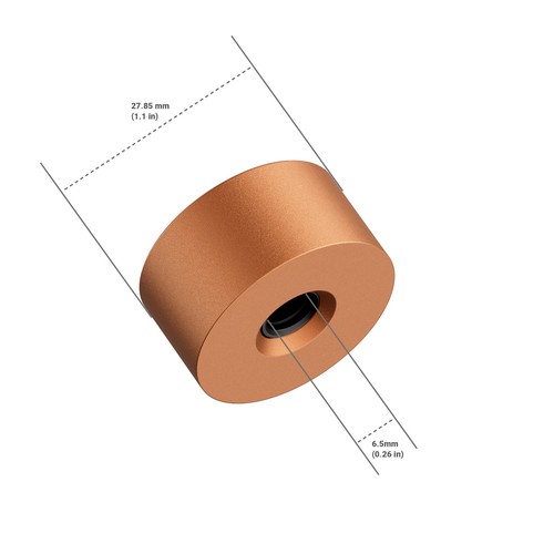 Replaceable Orange Knob for the V3 Amplifier - Picture 4 of 4