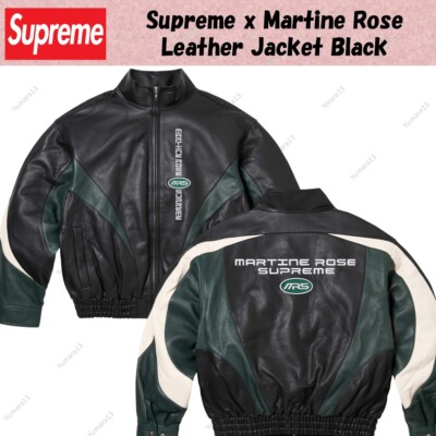 Supreme x Martine Rose Leather Jacket Black Size S-XXL New | eBay Supreme x Martine Rose Leather Jacket Black Size S-XXL New | eBay