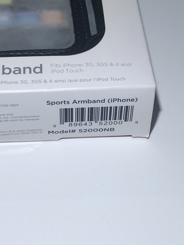 New in Box New Balance, Sports Armband Fits Ipod touch and Iphones 3G,3GS,4&4S - Picture 4 of 6