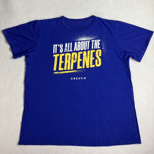 Cresco It's All About The Terpenes T-Shirt Herren XL Terp Squad Cannabis Marihuana